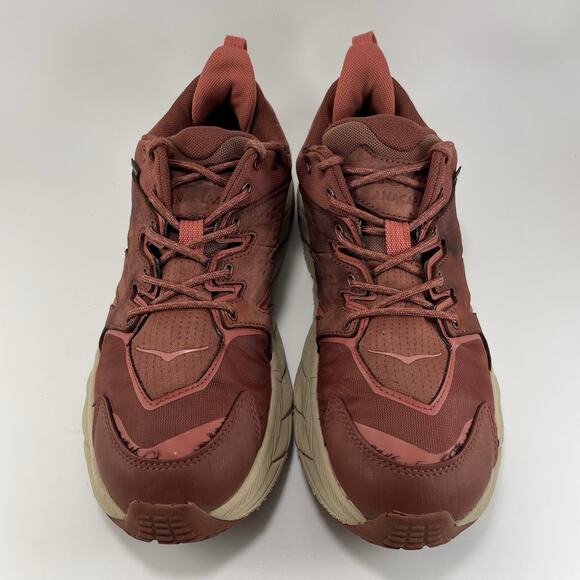 Hoka One One Anacapa Low GTX Hiking Sneakers Women Size 9 B Cherry Rust Red - Picture 12 of 12